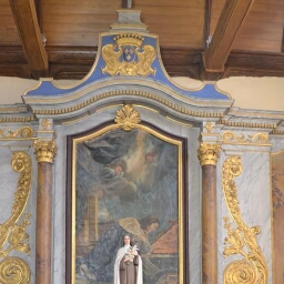 Retable dédié à saint Louis de l'église Saint-Médard