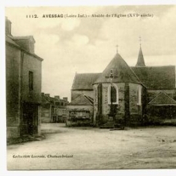 AVESSAC (Loire Inf.) - Abside de l'Eglise (XVIe siècle)
