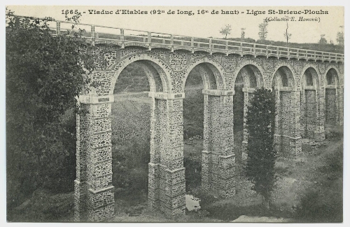 Viaduc d' Etables (m de long, m de haut) - Ligne St-Brieuc-Plouha