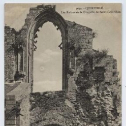 QUIMPERLE.- Les Ruines de la Chapelle de Saint-Colomban