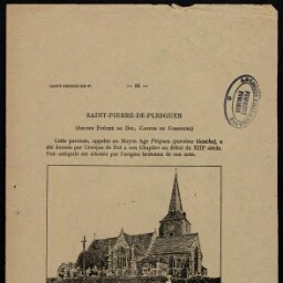Église paroissiale Saint-Pierre, Saint-Firmin (Saint-Pierre-de-Plesguen fusionnée en Mesnil-Roc'h en 2019)