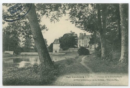 Combourg (I.-et-V.) - Château de la Boutheillerie à Mme la Comtesse de la Rivière. - Vue du Parc.