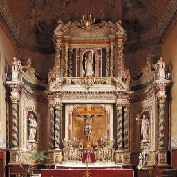Retable de l'autel principal de l'église Saint-Ouen