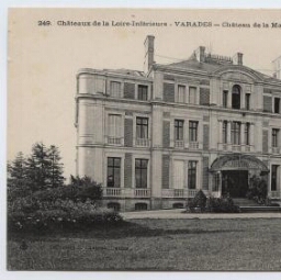 Châteaux de la Loire-Inférieure - Varades - Château de la Madeleine - Côté Nord C.L.C.