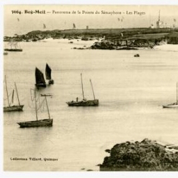 BEG-MEIL - Panorama de la Pointe du Sémaphore - Les Plages