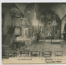 Bréal-sous-Montfort (I.-et-V.) - Intérieur de l'église