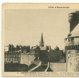 SAINT-MALO (Bretagne) - Le château - Le gros donjon.
