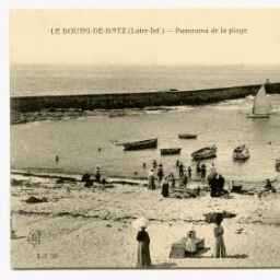 L-I LE BOURG-DE-BATZ (Loire-Inf.) - Panorama de la plage