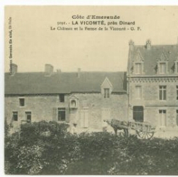 LA VICOMTE, près Dinard - Le Château et la Ferme de la Vicomté - G. F.