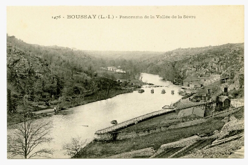 BOUSSAY (L.-I.) - Panorama de la Vallée de la Sèvre