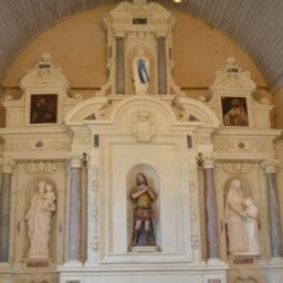 Retable de l'autel principal de le chapelle Saint-Eustache