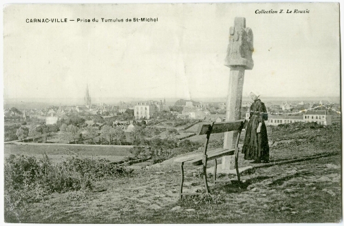 CARNAC-VILLE - Prise du Tumulus de St-Michel.