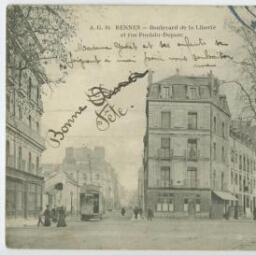 A.G. RENNES - Boulevard de la Liberté et rue Poulain-Duparc