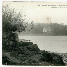 Rivière de Qimper - Petit Port de Gouësnarch Château de Kerouzien