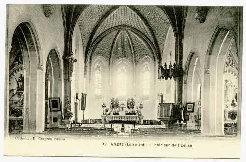 ANETZ (Loire-Inf.) - Intérieur de l'Eglise.