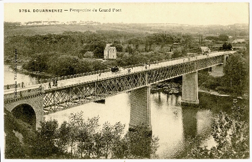 DOUARNENEZ - Perspective du Grand Pont