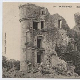 PONT-AVEN - Ruines du Château de Rustephan