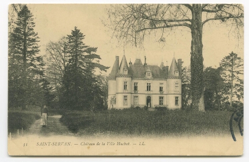 SAINT-SERVAN - Château de la Ville-Huchet.