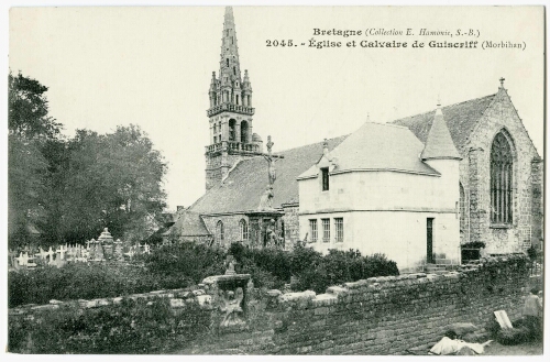 Eglise et Calvaire de Guiscriff (Morbihan)