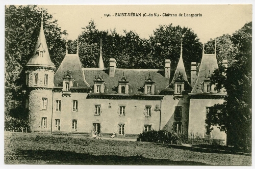 SAINT-VERAN (C.-du-N.) - Château de Langourla