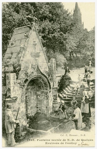 Fontaine sacrée de N.-D. de Quelven Environs de Pontivy