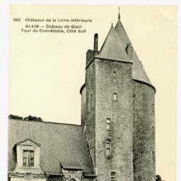 BLAIN - Château de Blain Tour du Connétable, Côté Sud