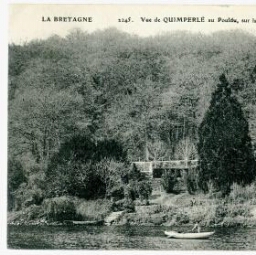Vue de QUIMPERLE au Pouldu, sur la Laïta - Château de Carnoët