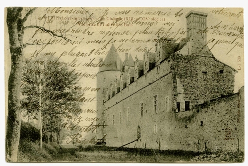 L-I BLAIN (Loire-Inférieure) - Le Château (XIIIe et XIVe siècles) Vue prise de l'allée des Buis