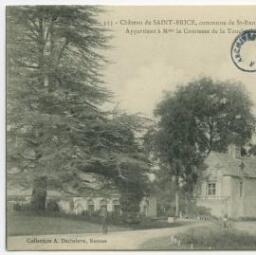 Château de SAINT-BRICE, commune de SAINT-BRICE-EN-COGLES (I.-et-V.).