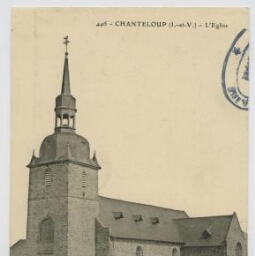 CHANTELOUP (I.-et-V.) - L'Eglise.