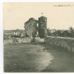 Hédé (I.-et-V.) - Les Ruines du vieux Château.