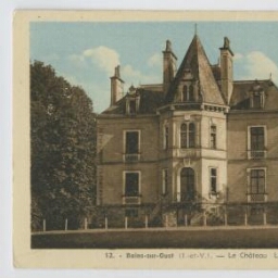 Bains-sur-Oust (I.-et-V.). Le château La Rouardais.
