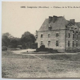 Campénéac (Morbihan). - Le Château de la Ville-Aubert, côté Nord-Est.