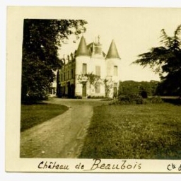 Drefféac.- Le château de Beaubois et son parc.