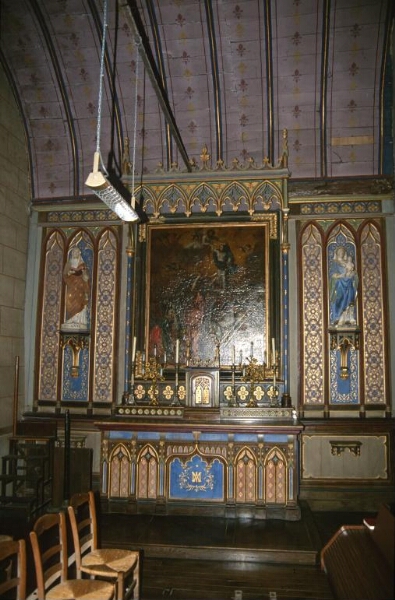 Retable de l'autel Nord de l'église des Trois Maries