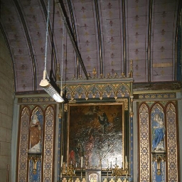 Retable de l'autel Nord de l'église des Trois Maries