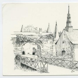 Noyal-sur-Vilaine (I.-et-V.), Manoir du BOIS-ORCAN, La Chapelle St-Julien (XVe siècle).