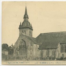 St-MEEN (I.-et-V.). - L'Eglise et le Cimetière.
