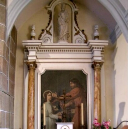 Retable dédié à saint Joseph de l'église Saint-Martin