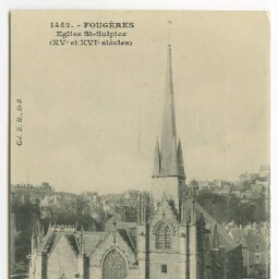 FOUGERES - Eglise Saint-Sulpice (XVe et XVIe siècles)