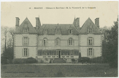 Château de Ker-Ozen à M. Le Vicomte G. de la Guérande