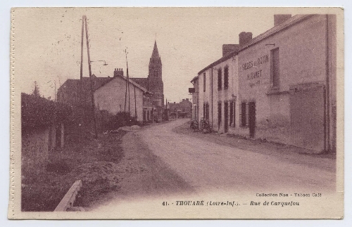 Thoauré (Loire-Inf.). - Rue de Carquefou