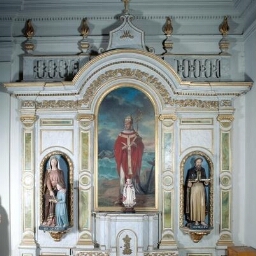 Retable dédié à saint Clément de l'église Saint-Nicolas