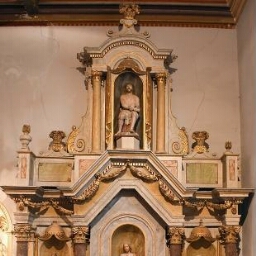 Retable dédié au Sacré Coeur de l'église Saint-Ouen