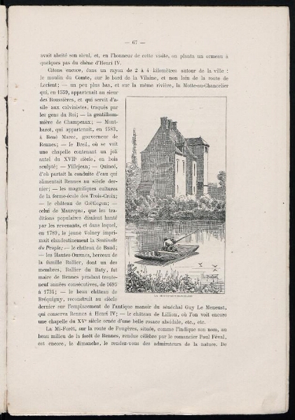 Manoir de la Motte au Chancelier, rue de Lorient ;  Quai Robinot de Saint-Cyr (Rennes)