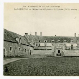 CARQUEFOU - Château de L'Epinais - L'Entrée (XVIIe siècle)