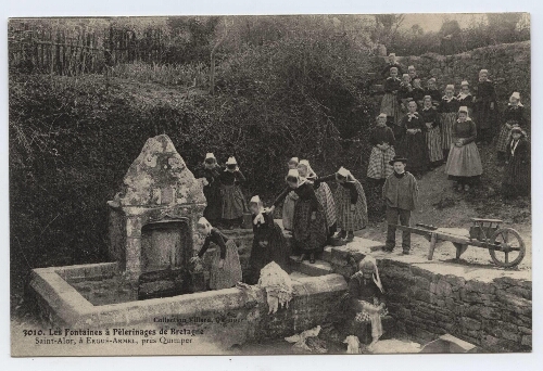 Les Fontaines à Pélerinages de Bretagne Saint-Alor, à ERGUE-ARMEL, près Quimper