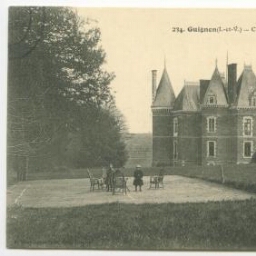 Guignen (I.-et-V.) - Château des Métairies, côté Sud.