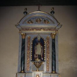 Retable dédié à la Vierge de l'église Saint-Mélaine-de-Moigne