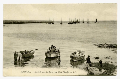 CROISIC. - Arrivée des Sardiniers au Port Charly.